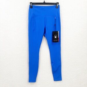 Spyder Electric Blue Active Leggings Size S NWT